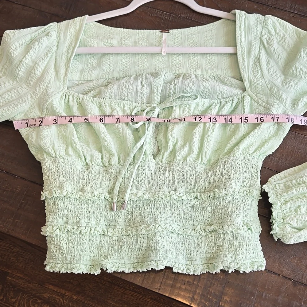 Free People Lolita Top In Queen Green